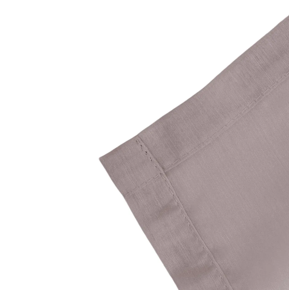 Voilage tamisant à œillets effet tissé Kymbe rose clair L.260 x l.140cm GoodHome