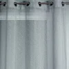 Voilage tissé et fileté (300x240 cm - Gris clair)