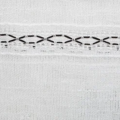 Voilage tissé lignes horizontales 
