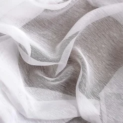 Voilage uni blanc grande largeur 420x240cm - 420 x 240 cm - Blanc