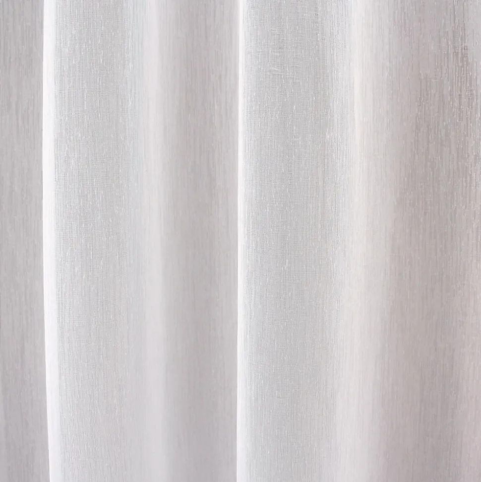 Voilage uni blanc grande largeur - 300x240cm - Blanc