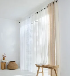 Voilage Véronica l.140 x H.240 cm beige
