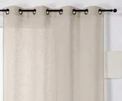Voilage Véronica l.140 x H.240 cm beige