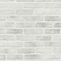 Walls4You papier peint brique gris clair - 53 cm x 10.05 m - 935325