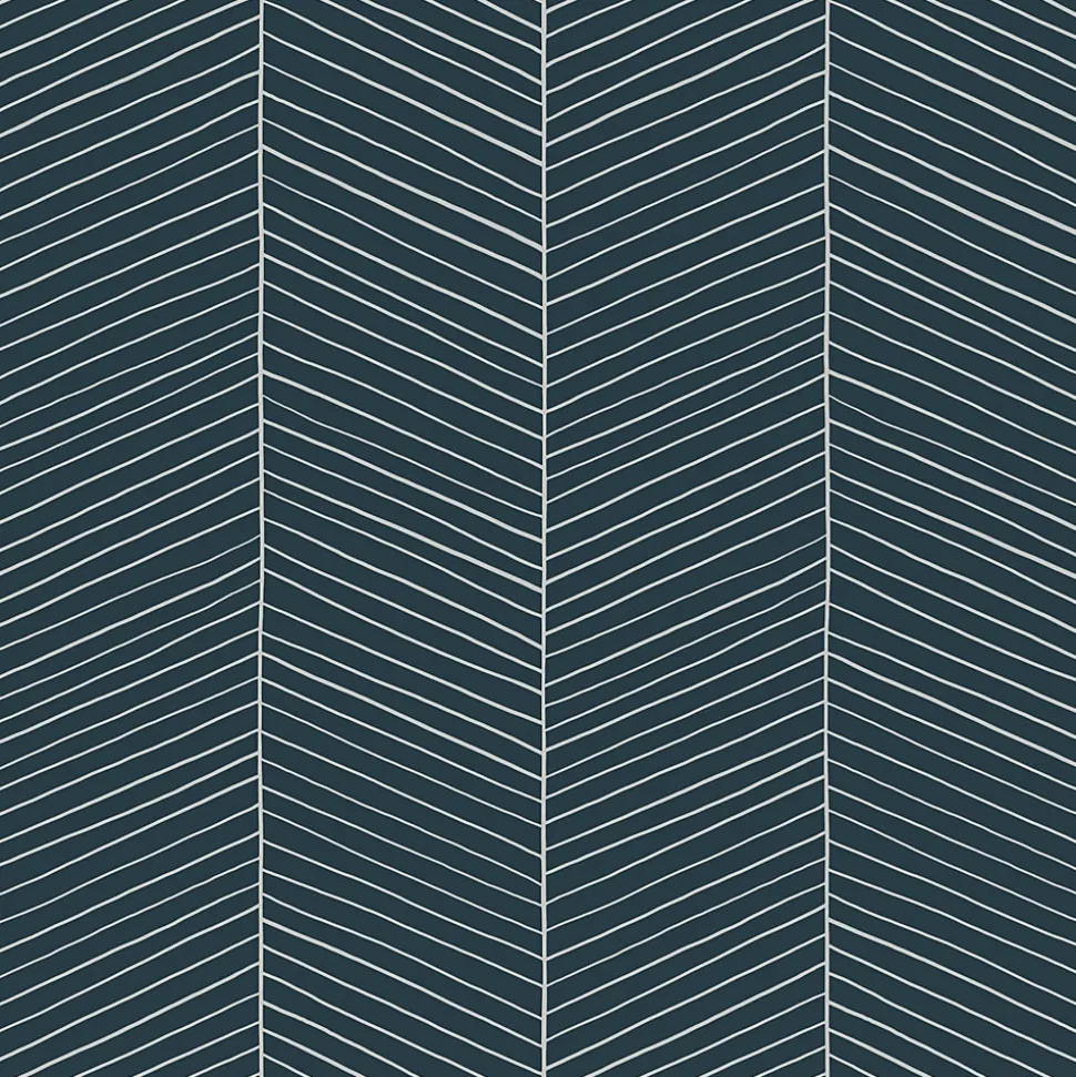 Walls4You papier peint chevron bleu - 53 cm x 10.05 m - 935324