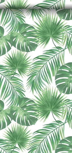 Walls4You papier peint feuilles tropicales vert - 53 cm x 10.05 m - 935311