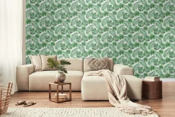 Walls4You papier peint feuilles tropicales vert - 53 cm x 10.05 m - 935311