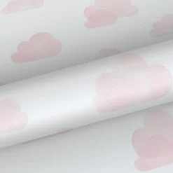Walls4You papier peint petits nuages rose clair - 53 cm x 10.05 m - 935302